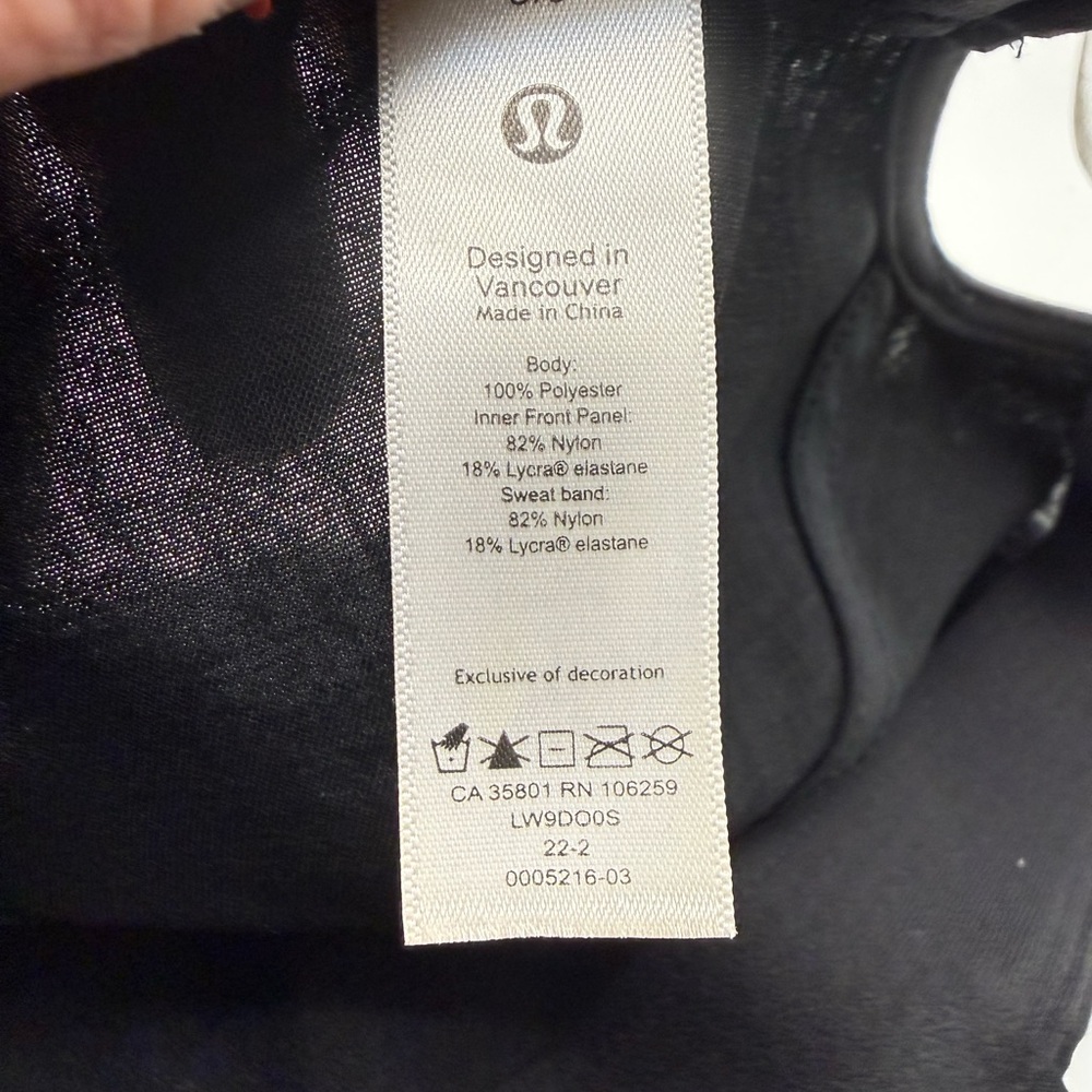 Lululemon Black Athletic Cap - Picture 8 of 9